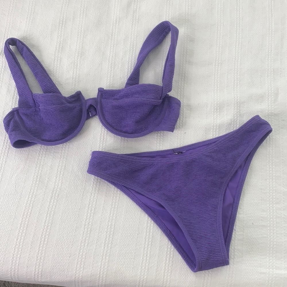 Purple bikini